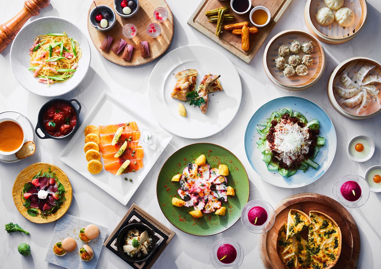 平日【団体プラン】　ランチビュッフェ＋フリーフロー付