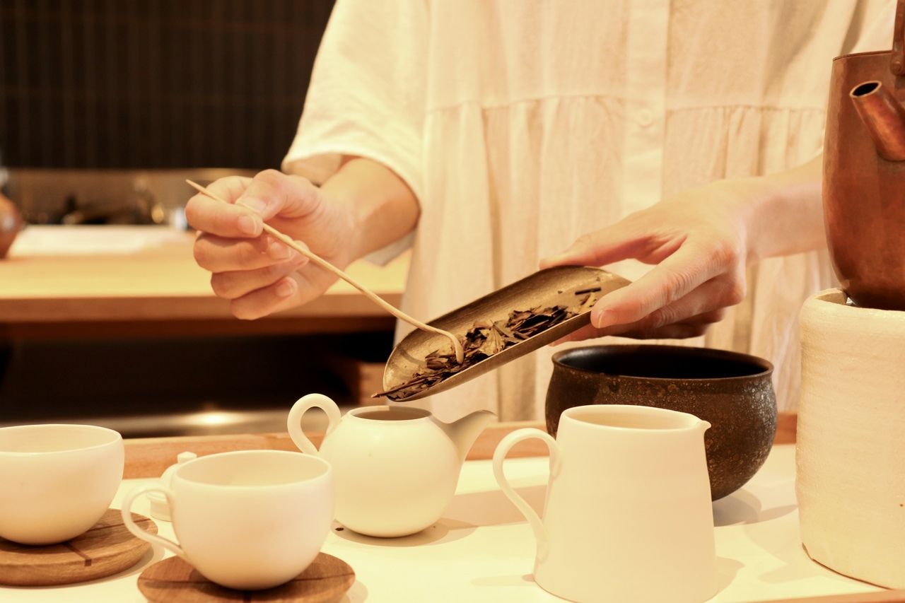 おまかせコース・ティーペアリング付き