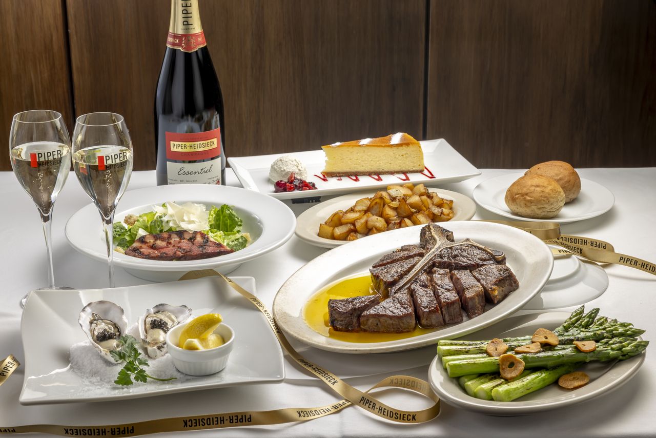 Benjamin Steakhouse × Piper-Heidsieck Bottle-Inclusive Course - A Feast of Exquisite Steaks and Champagne, Full 6-Course Meal