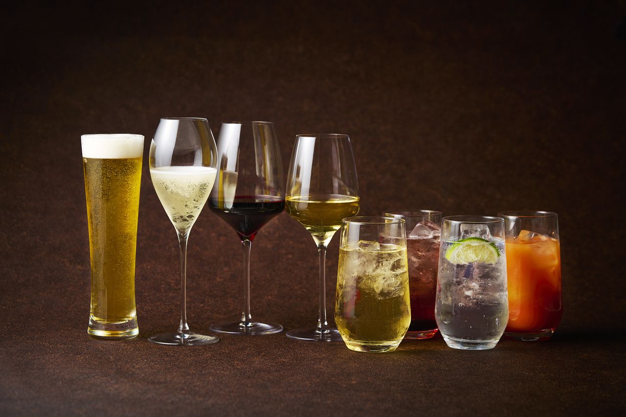 スパークリングワインや生ビール含むフリーフロー