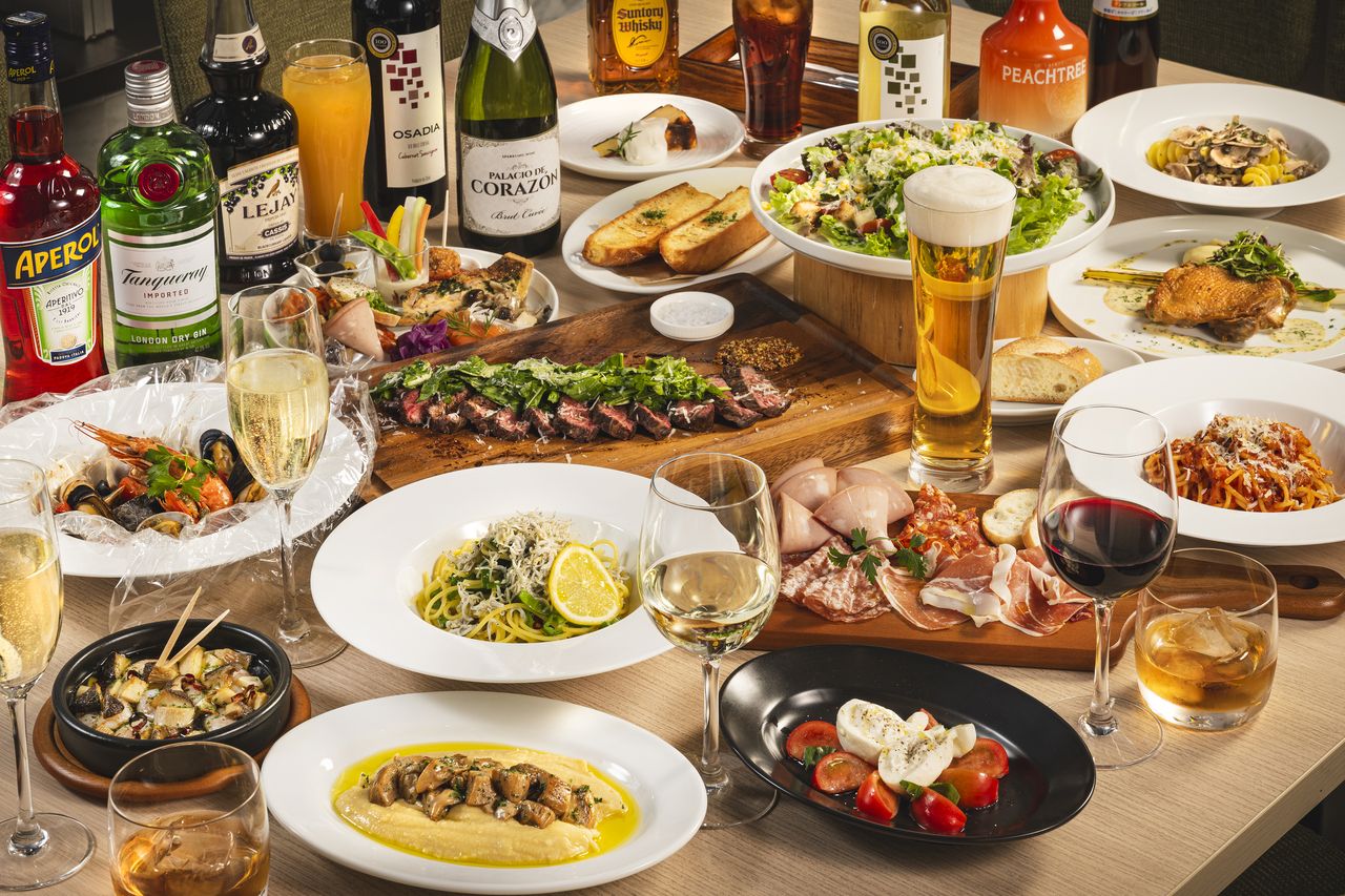 Party plan: 8 dishes