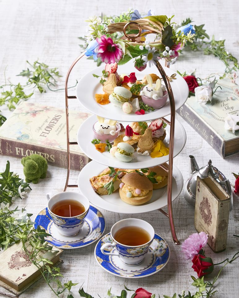 【3・4月限定☆アフタヌーンティー】幻想の国のEaster Tea Party☆飲み放題付き