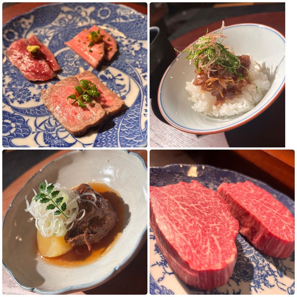 Wagyu beef course 16,500 yen