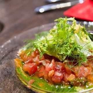 お好きに組み立てて頂けるプリフィクスコース　10月1日から5名様以上は事前にお料理を各2種類お選び下さいデザートはお任せとなります