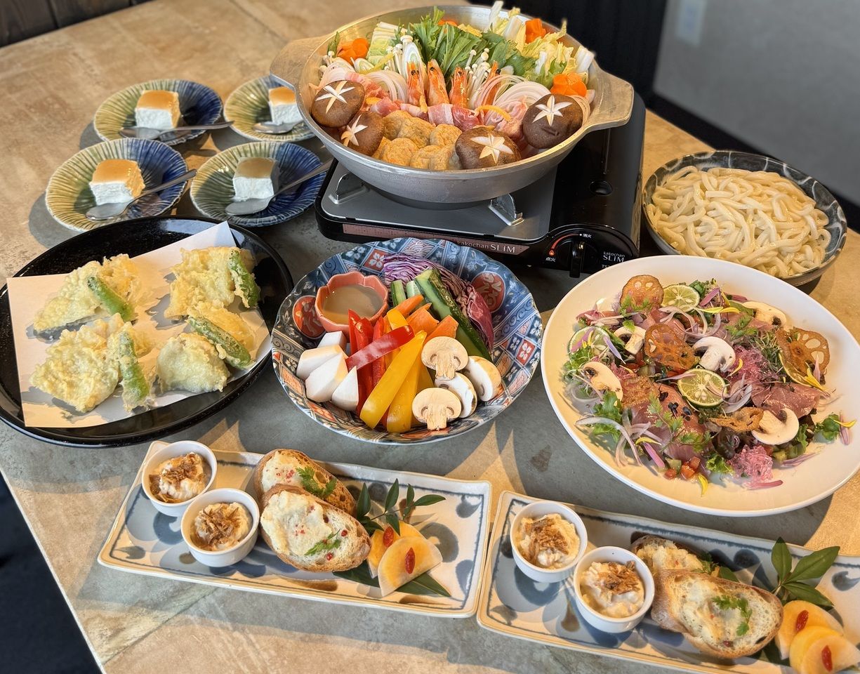 冬のもんしち鍋コース　プレミアム飲み放題付