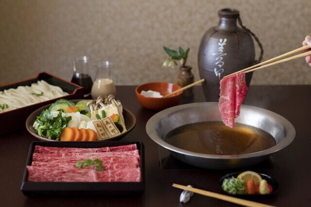 Dashi shabu-shabu (Matsukaze course)