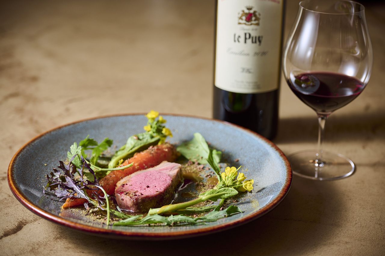 ディナーコース+ゼブラストライピング