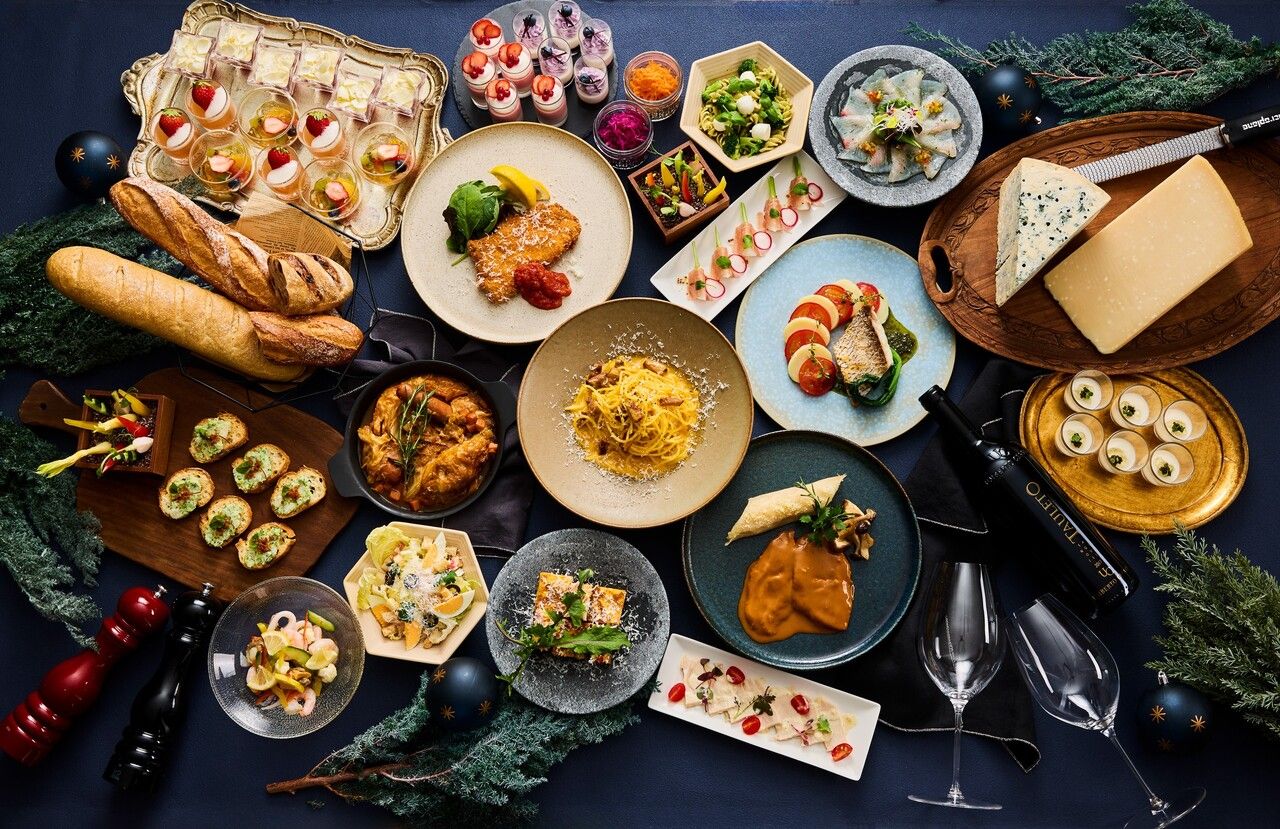 No Onsen Lady's Lunch Semi-buffet with plenty of desserts 