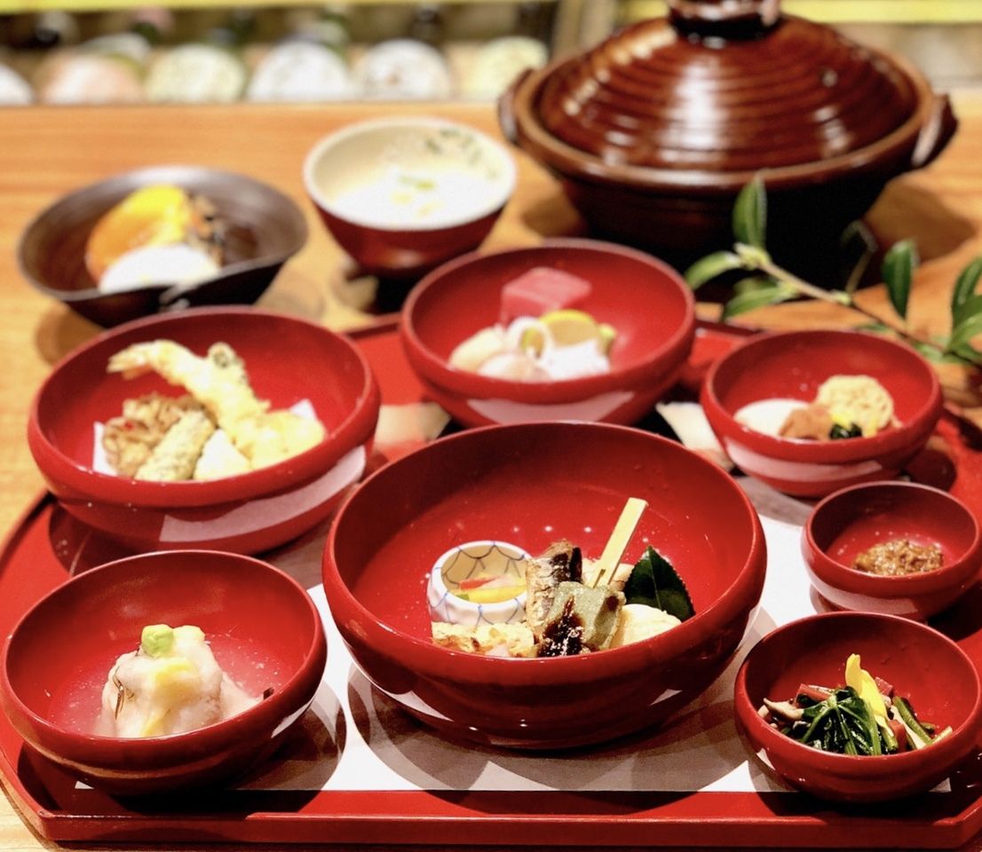 かぶら蒸しとかにご飯のお椀ご膳