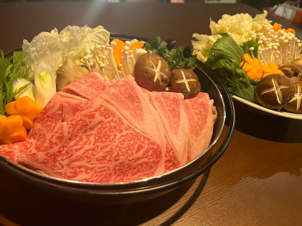 [Shinshu Premium Beef] A5 Rank Kuroge Wagyu Beef Luxury Sukiyaki Course (Children 12 and under)