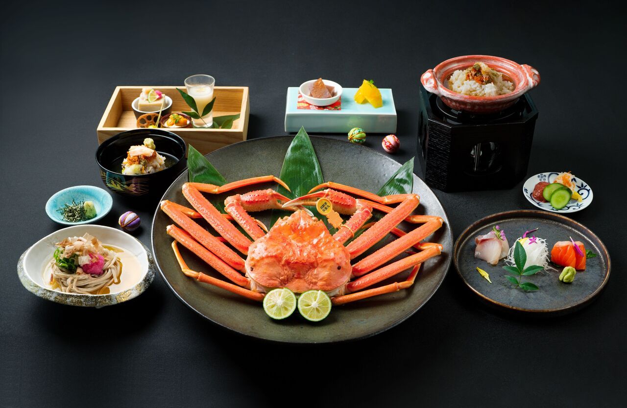 福井の冬の味覚越前蟹コース