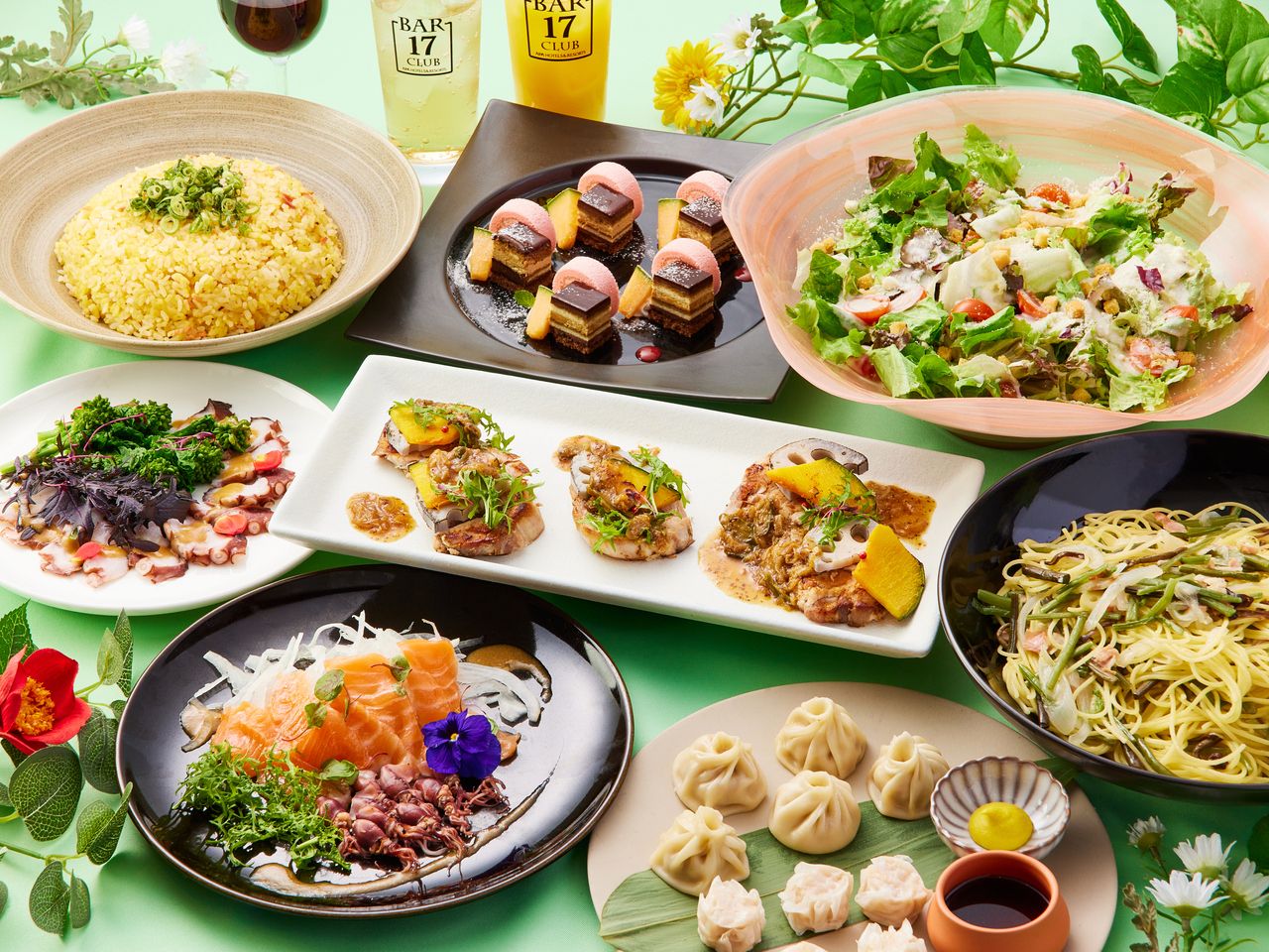 Spring 2026 [120 minutes of all-you-can-drink included] Perfect for corporate parties and get-togethers. Finger Food Plan (8 dishes) 4,950 yen (tax included)