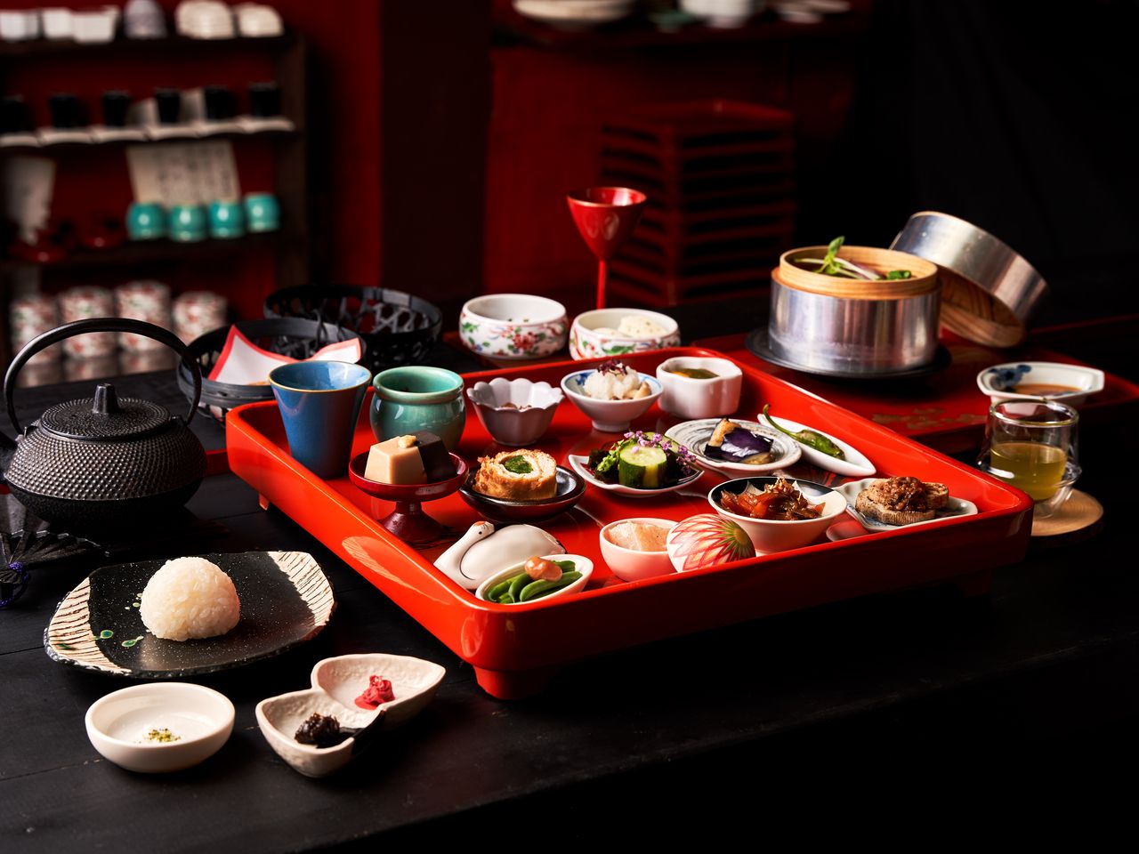 SHIFUKU/ Shojin Ryori inspired dishes with 3 kinds of Organic Tea pairing, with free refills
