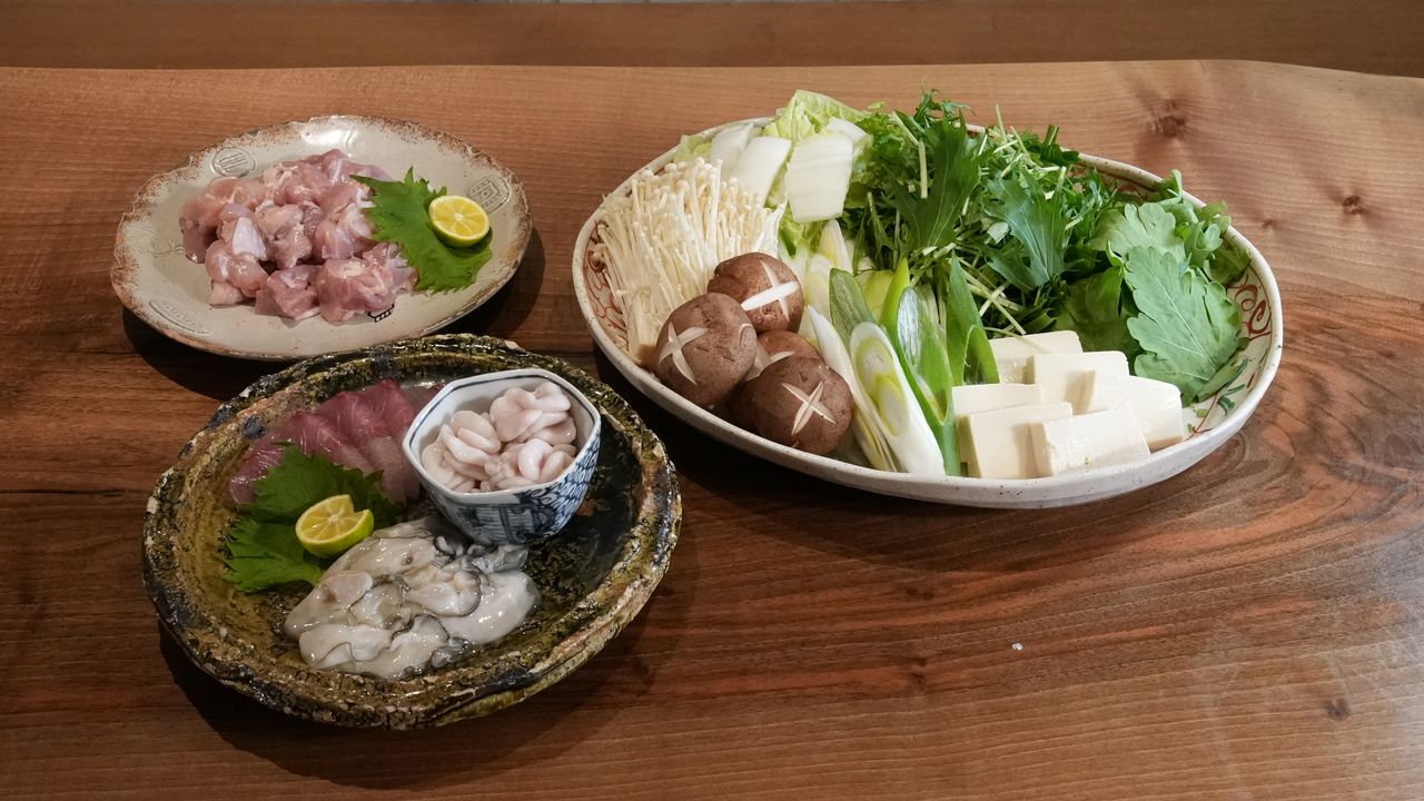 稀の海鮮寄せ鍋コース