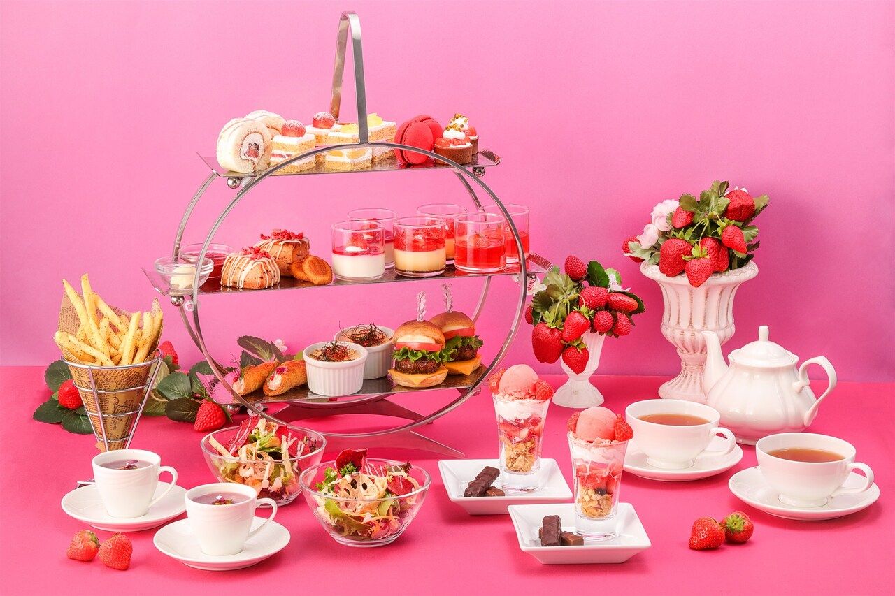 【2026年1月5日～・平日限定割引・120分制】🍓ストロベリーアフタヌーンティーセット