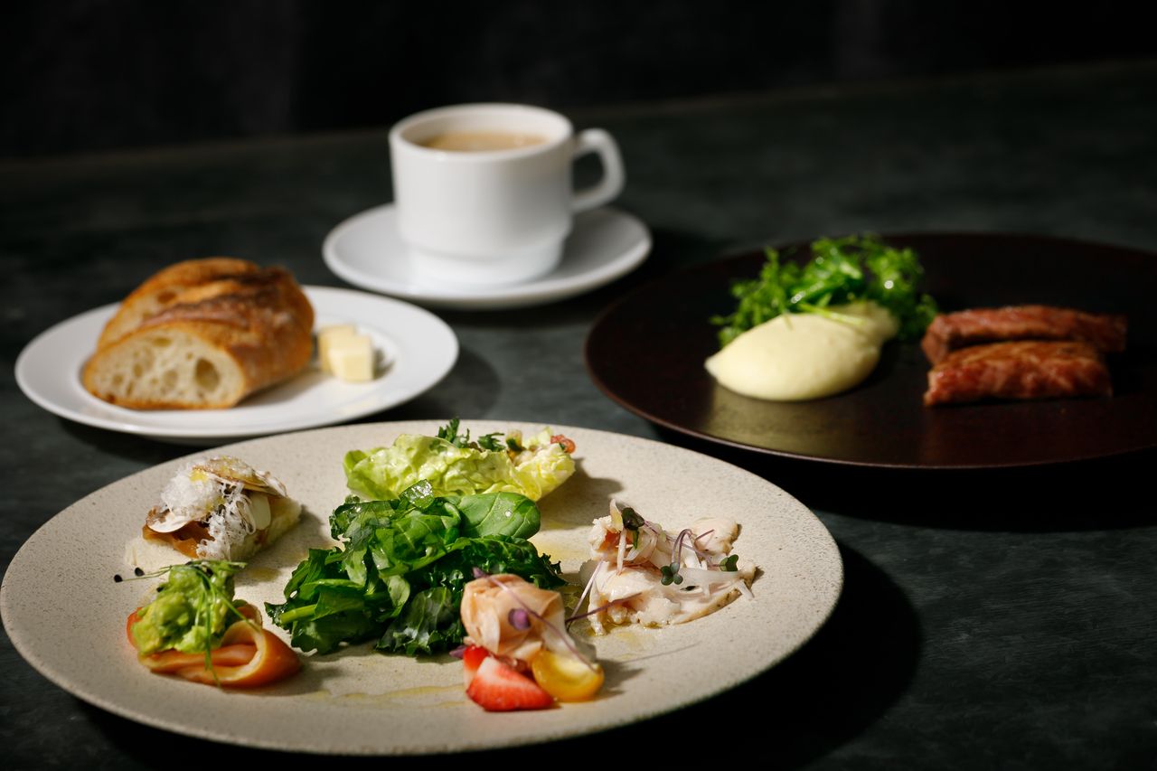 【ランチ】熟成和牛鉄板焼きコース　TAKUMI匠