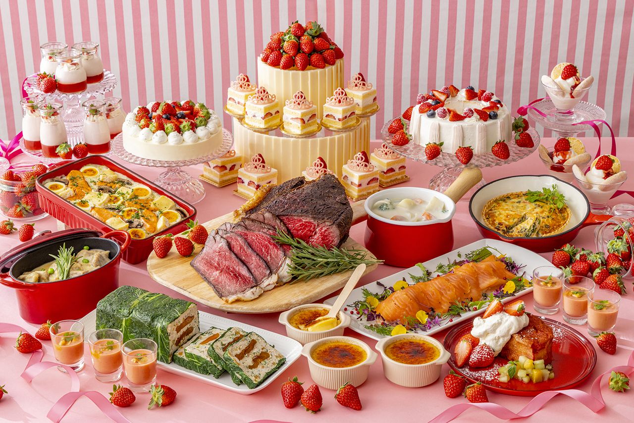 【早割！平日ランチ】2部：13:30～15:00までの90分制★大人30％割引★＜1月5日-2月28日＞ いちごとミルクのプレシャス・マリアージュ