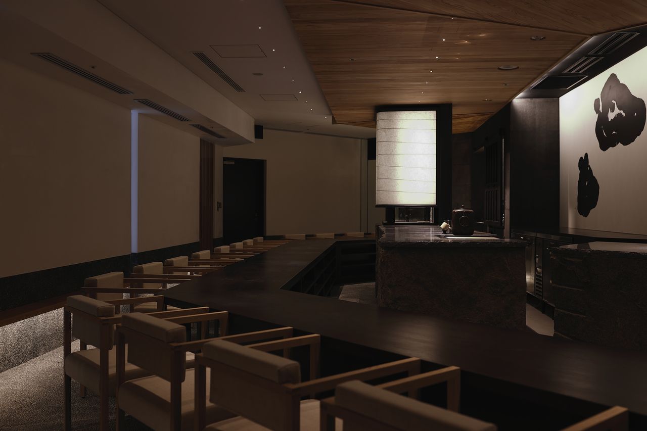 Wagyu Kaiseki - Winter Beauty - 19,800 yen (counter)