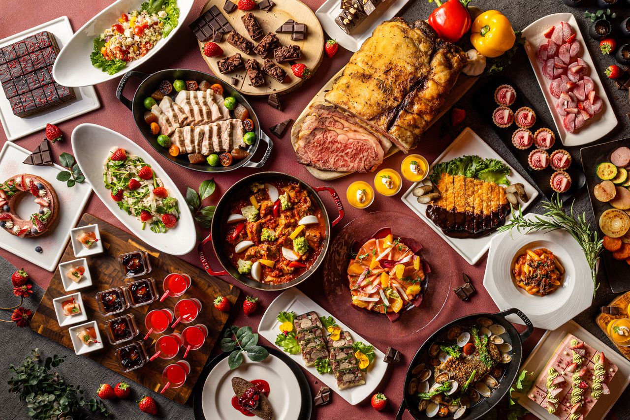 ビストロ×ショコラ＆ストロベリー（ディナー）