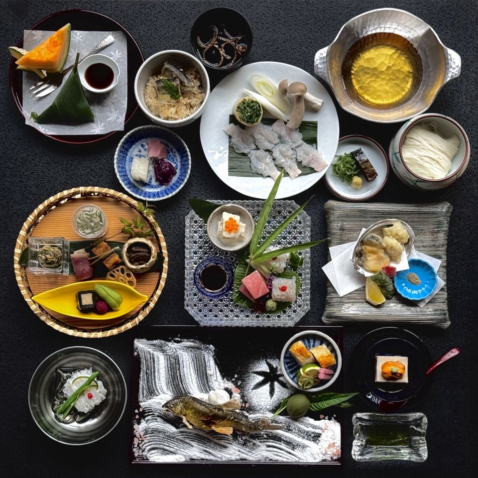 【藤】川床懐石18,500円 (10品)