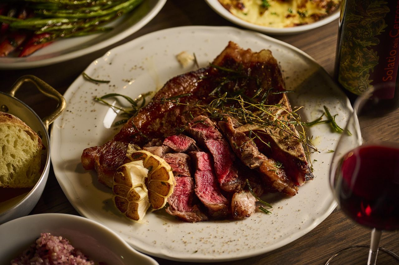 ディナーグリルコース【北海道豊西牛 Tボーンステーキ】