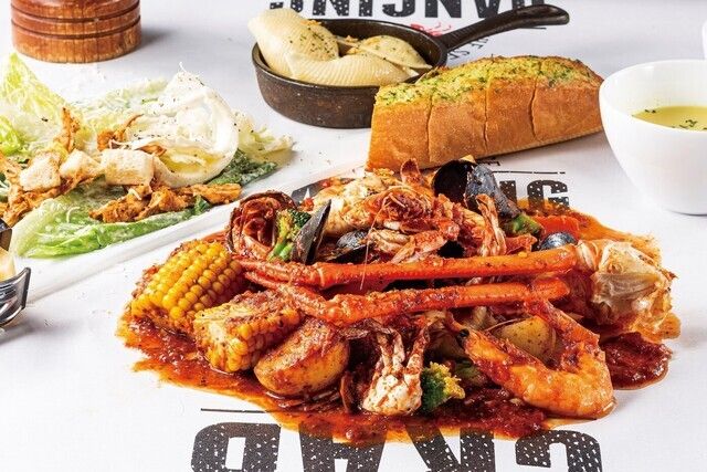 shrimp＆crab Lunch course ¥3300 per person