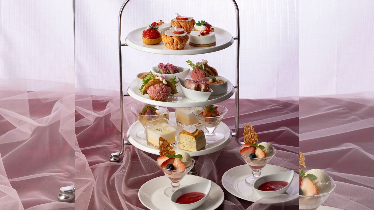 〔3月2日～4月30日〕Strawberry Afternoon Tea「ROUGE et BLANC」パークビュー確約2時間プラン［平日］
