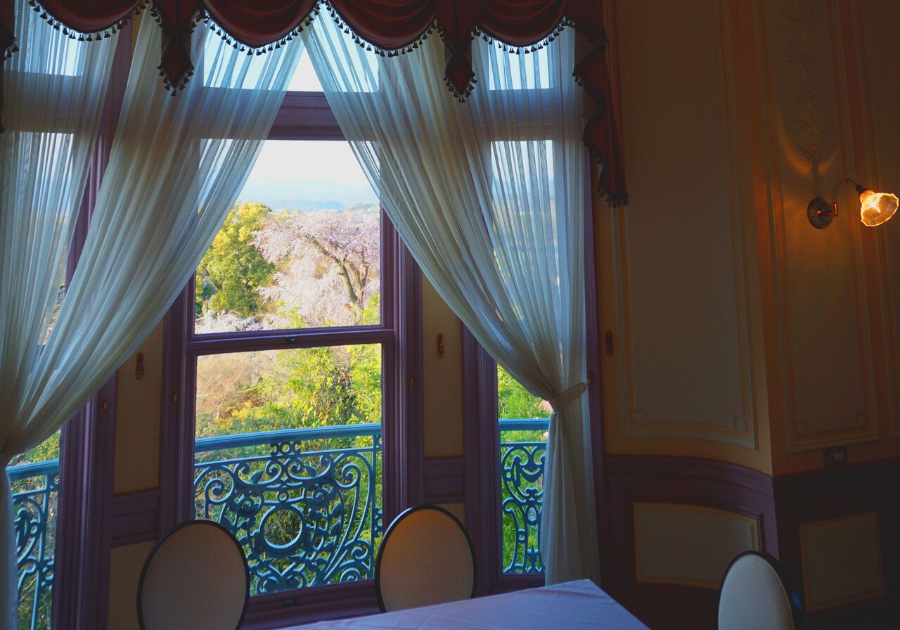 【Dessert Cafe】Advance Seat Reservation (with a View of Maruyama Park Cherry Blossoms)【4 persons】