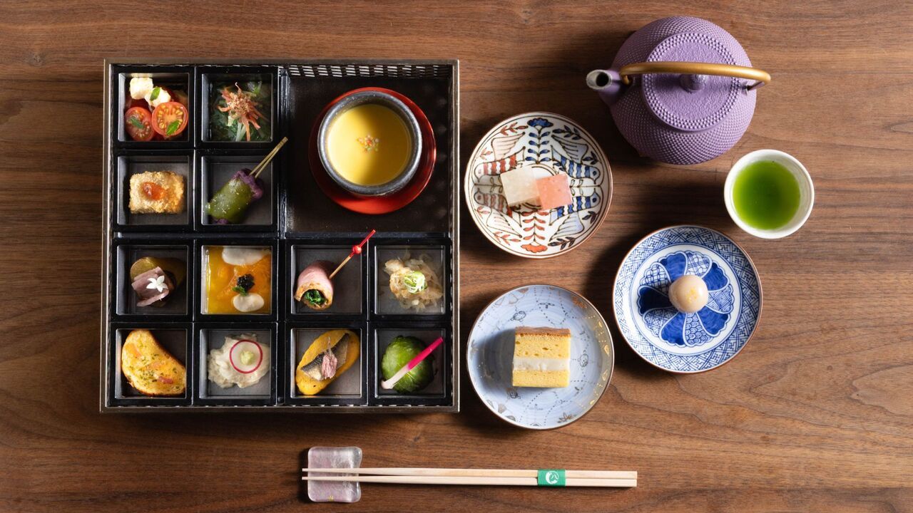 3/1- [Early Bird Discount] JAPANESE AFTERNOON TEA SET -Fermentation-& Matcha Green Tea, Champagne for Weekdays