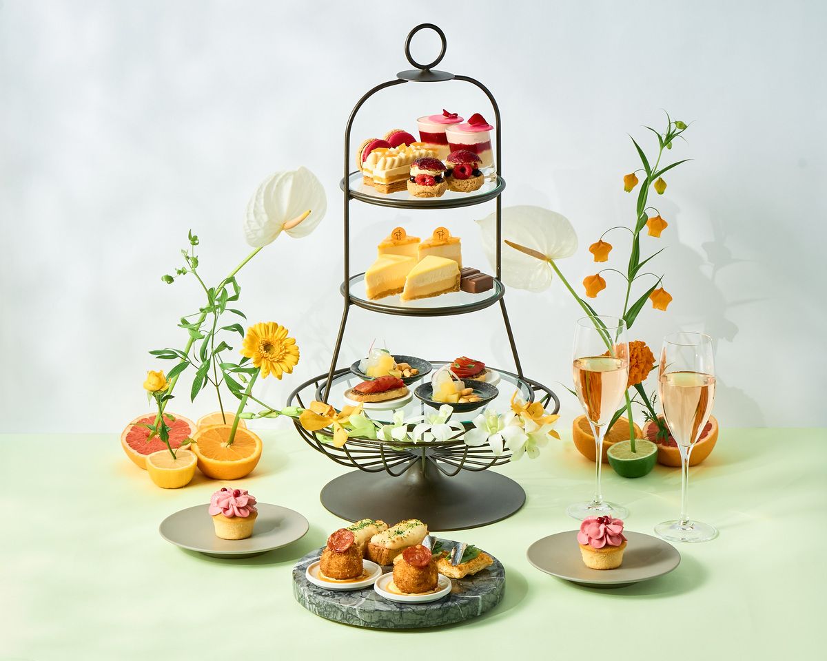 【Online Booking Only】Book 7 Days in Advance & Prepay to Save 15%Pierre Hermé Paris Citrus Blossom afternoon tea“Includes a macaron gift”