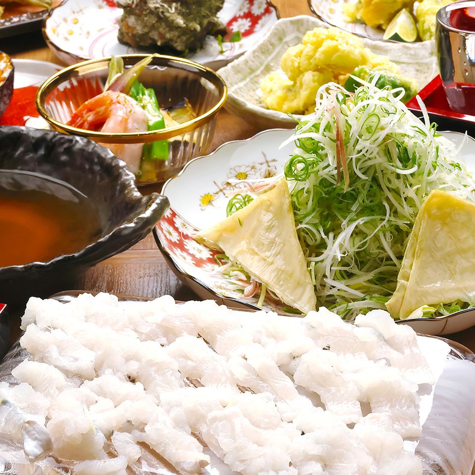 【夏季限定方案】以夏季美味“哈莫”为特色的宴会方案☆生鱼片、和牛等 7,000 日元（含无限畅饮）