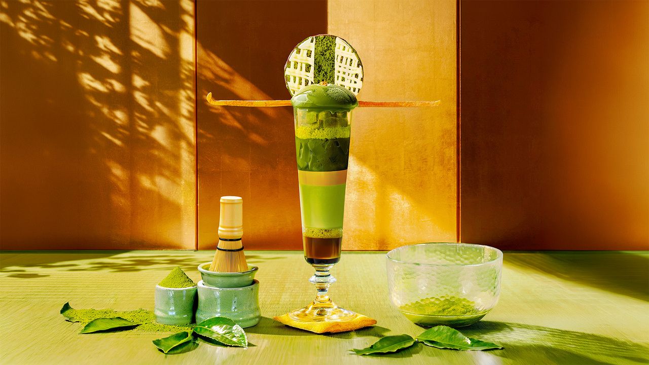 Matcha & Ganache “Layered Parfait” + Café Free Flow