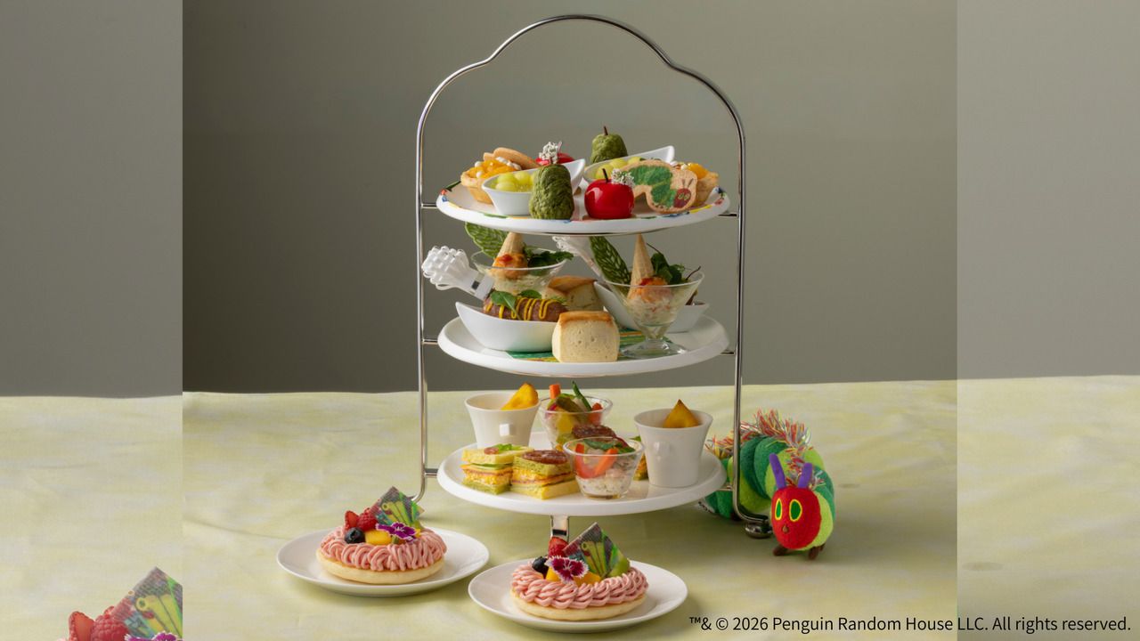 [May 1st - June 30th] The Very Hungry Caterpillar Afternoon Tea ~THE VERY HUNGRY TEA TIME~ 2-hour plan with seating assigned by the staff [Weekdays]