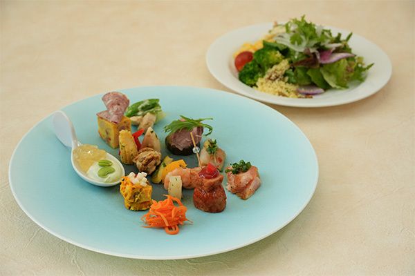 [weekday] Appetizer Plate and Main Dish Set