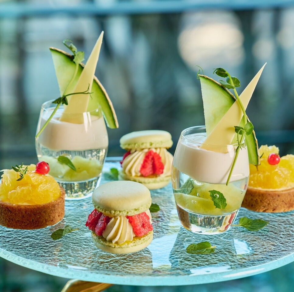 【平日限定】TIAD Afternoon Tea “爽” ～春から夏への移ろい/スパ久リングワインフリーフロー付