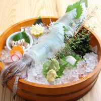 7000円（税込）《ご宴会》絶品いか刺しと魚がし海鮮料理◆日本酒30種が入ったプレミアム2時間飲み放題付き