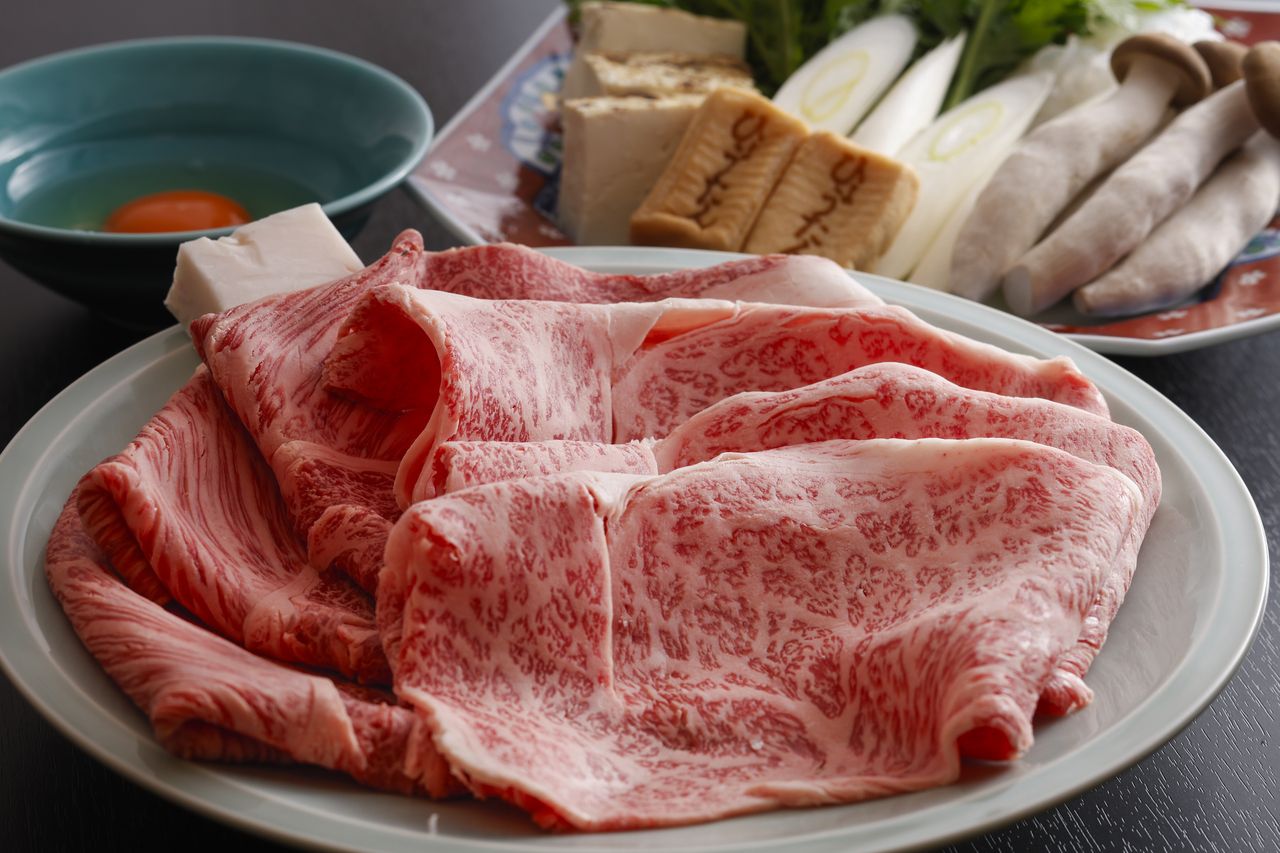 近江牛肉寿喜烧套餐【网络专享价】