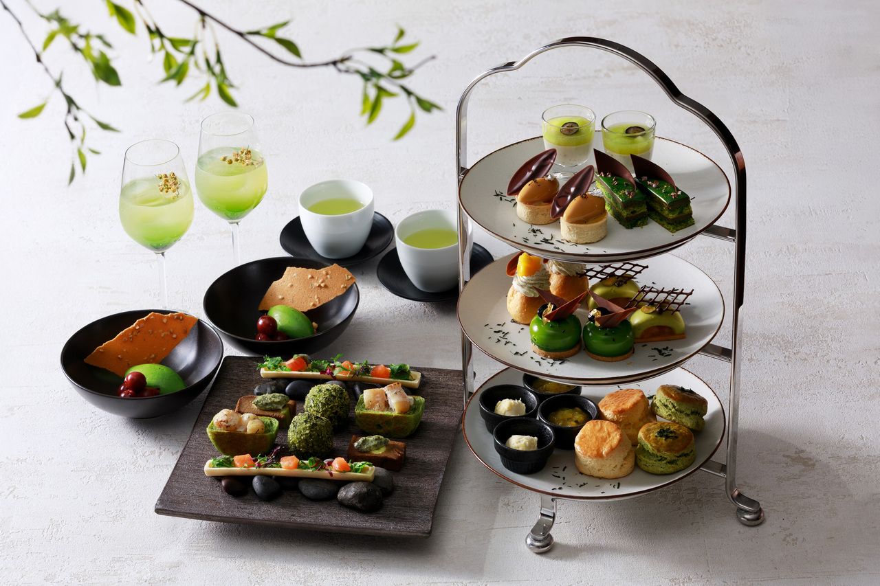 【夜限定特典付】八女茶&ハーブのアフタヌーンティー  | 平日10％OFF