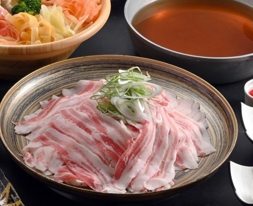 夏のさくらポークと彩り野菜のつゆしゃぶコース