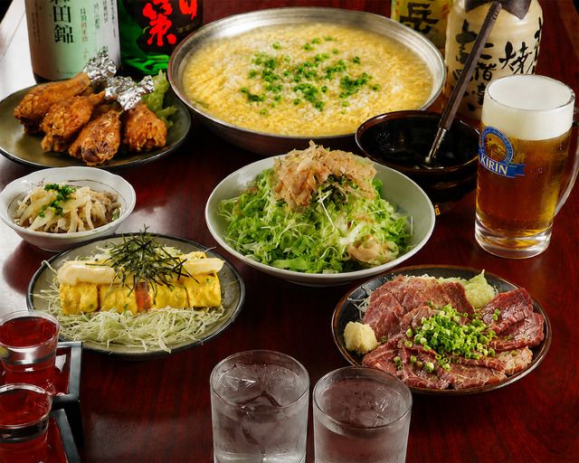 夏季限定【2時間飲み放題+鍋無し宴会コース】5000円（全6品）