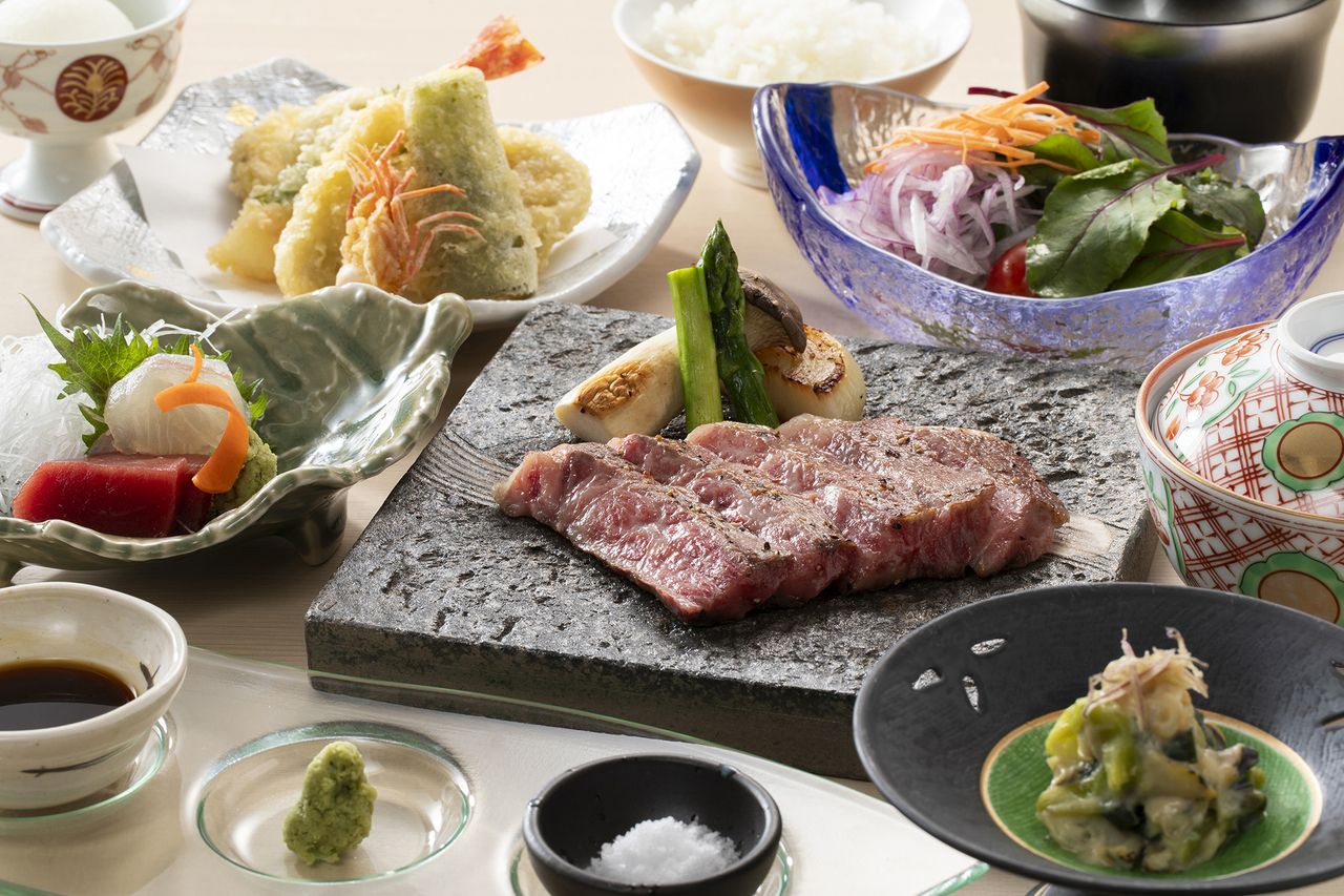 ステーキ会席「雅」