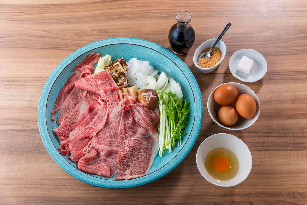 Matsusaka beef sukiyaki course