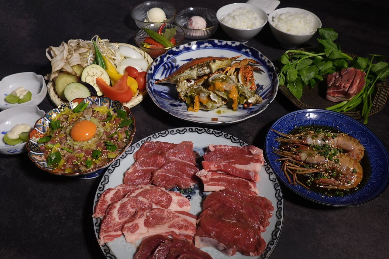 Hitsuji to Meshi Kiwami Course ¥10,500