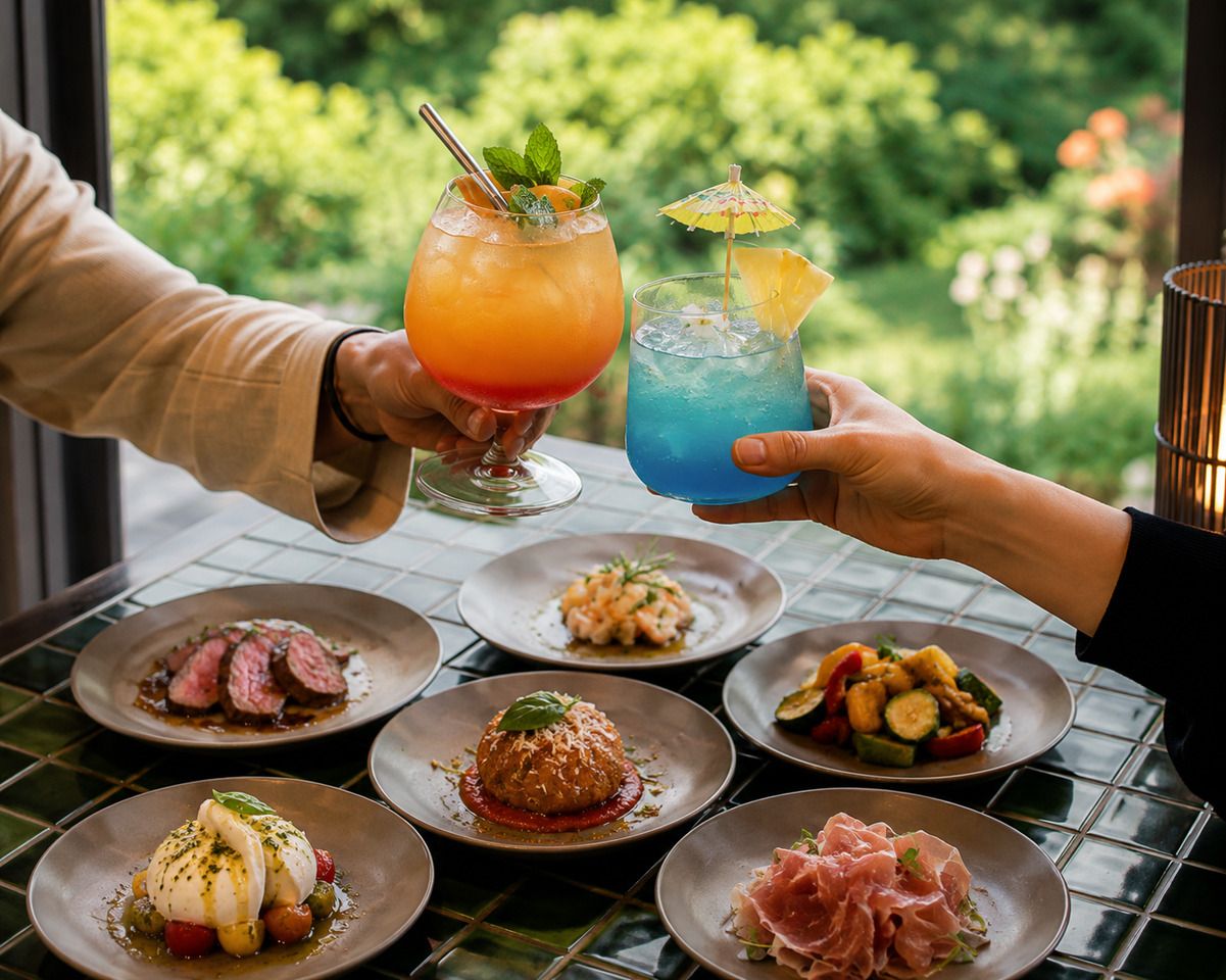 Summer Mocktail – 1 Glass + Weekday Lunch（Mon–Fri）