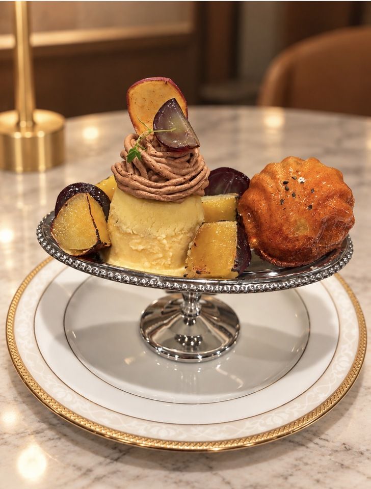 Night Café exclusive menu: [November Sweet Potato Armodo]