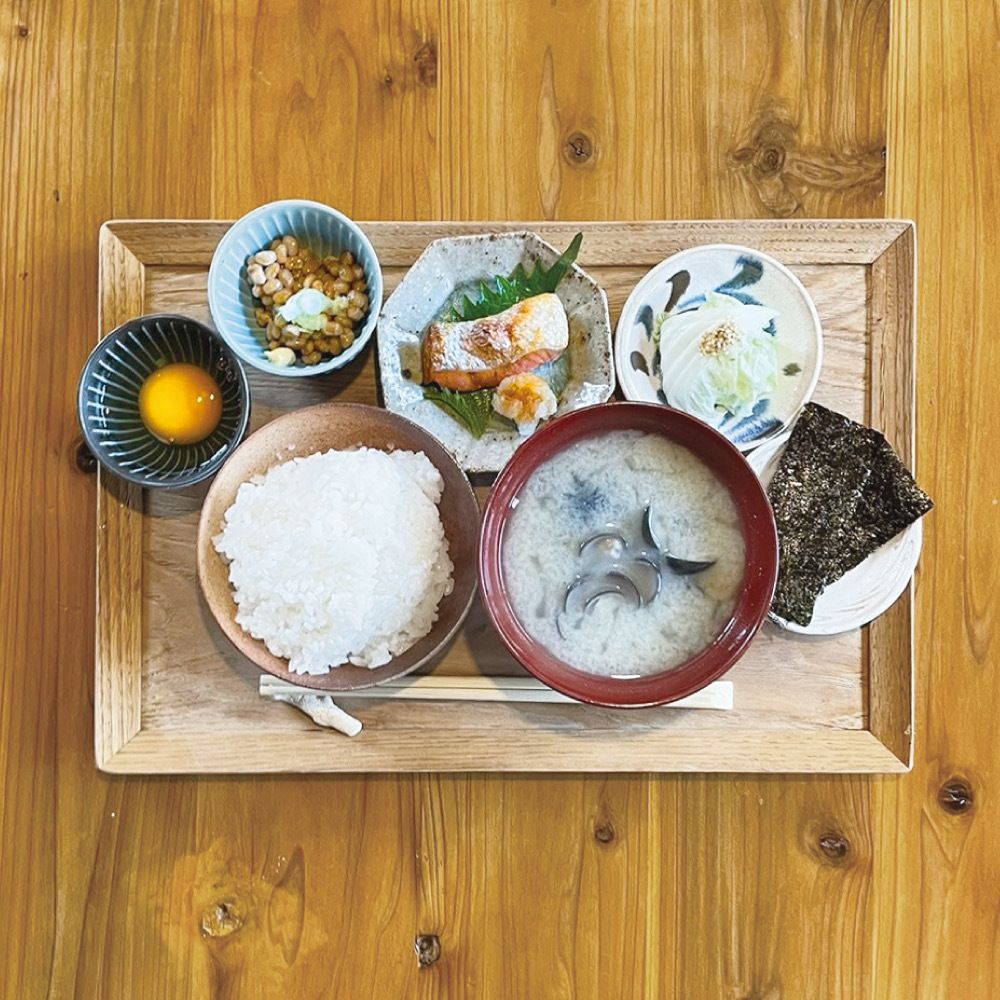 Breakfast on the last day of the trip