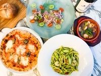 【Rigolettoのタパスを楽しめるフードコース】3850YEN  ~シャルキトリーから冷菜3種、温菜4種に、食後のデザートまでお楽しみ頂けるース~