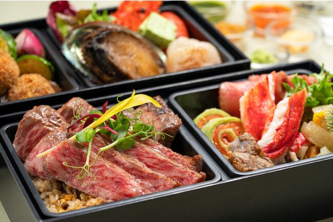 【テイクアウト】「鉄板焼 銀杏」お重メニュー ※2名様用