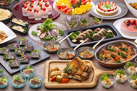 【Saturdays-and-Sundays congratulation】 Lunch buffet adult (junior high school student and above)