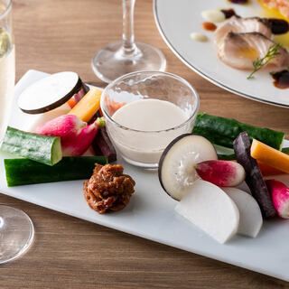 リゾット、パスタも、味わえるコース